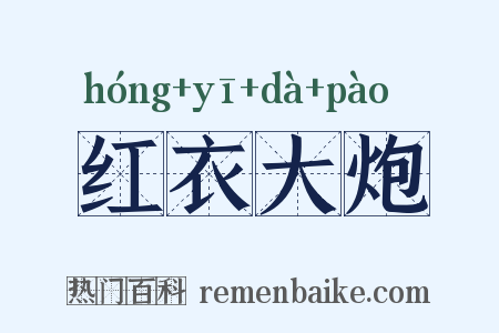 红衣大炮是什么意思的图片